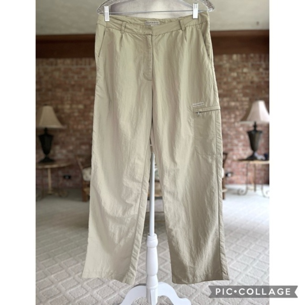 Royal Robbins Pants Khaki Nylon Utility Lightweight Outdoor Travel Vacation